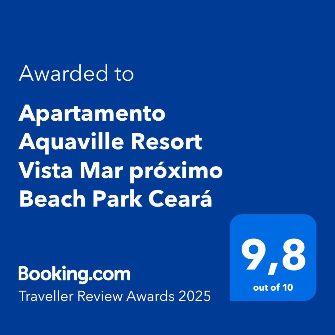 Apartamento Aquaville Resort Vista Mar próximo Beach Park Ceará Aquiraz Esterno foto